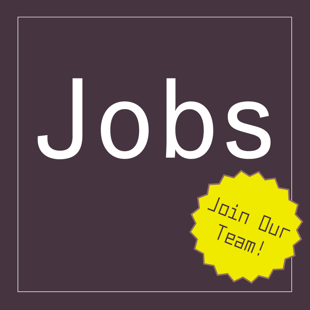 Grafik: "Jobs. Join our team"