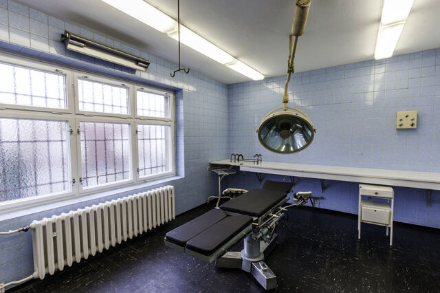 There was also an operating theater in the prison hospital.
