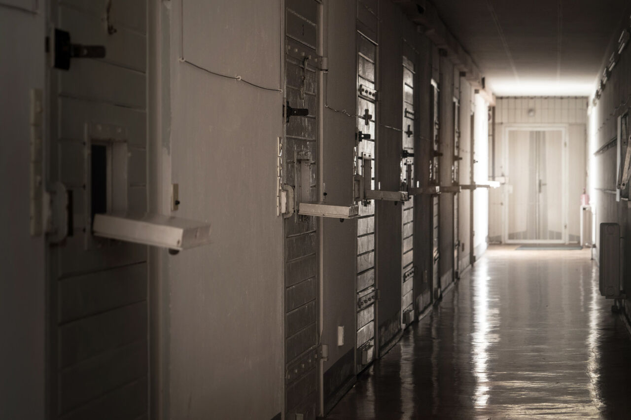 Cell corridor in the prison hospital
